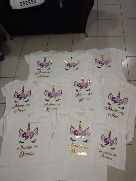 Camisetas Unicornio Cumplea Os Familia La Familia Lol Unicornio Ahora