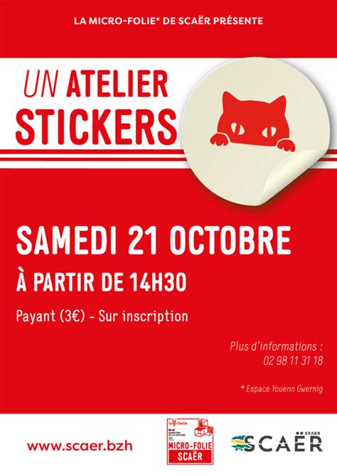 Atelier Stickers Site Officiel De La Ville De Sca R