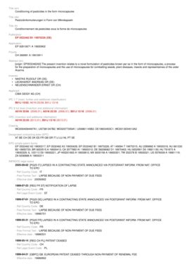 Fillable Online Data Epo Title EN Conditioning Of Pasticides In The