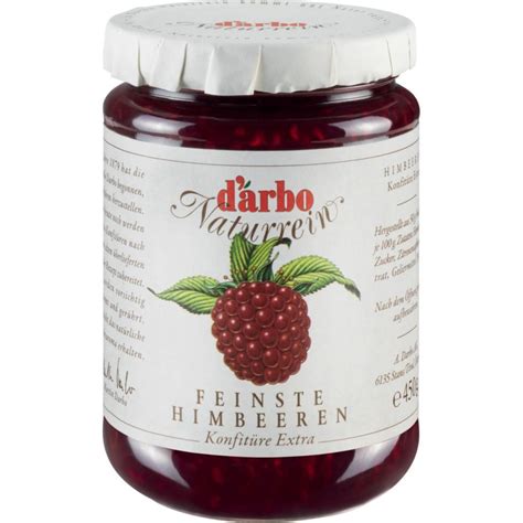 Darbo Naturrein Konfitüre Extra Himbeeren 450 G online kaufen INTERSPAR