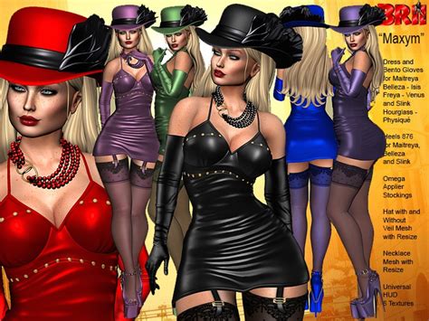 Second Life Marketplace Maxym Femme Fatale Style Universal Hud 6