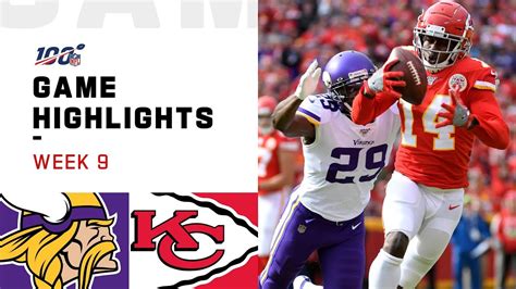 Vikings Vs Chiefs Week Highlights Nfl Youtube