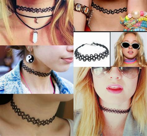 De Coturno Spikes DIY Gargantilha Grunge Tattoo Choker