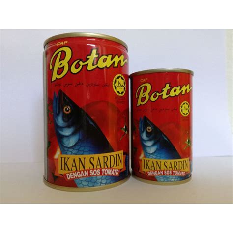 Botan Sardines Mackerel 425g 155g Shopee Malaysia