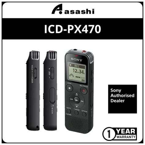 Sony Gb Px Px Series Mp Digital Voice Ic Recorder Icd Px Lazada