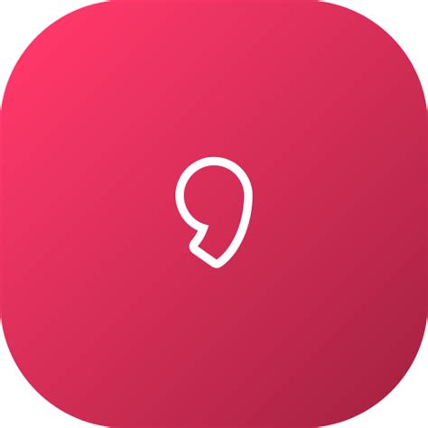 Comma Generic Gradient Fill Icon