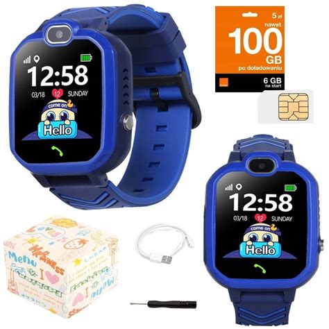 Smartwatch Dla Dzieci Zegarek Lokalizator Lbs Sim Zeetech Sklep