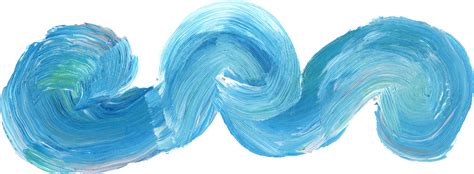 10 Ocean Wave Paint Brush Stroke Png Transparent