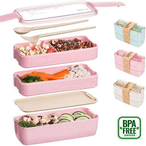 Lunch Box Boite A Repas Green B Bo Te D Jeuner En Paille De Bl