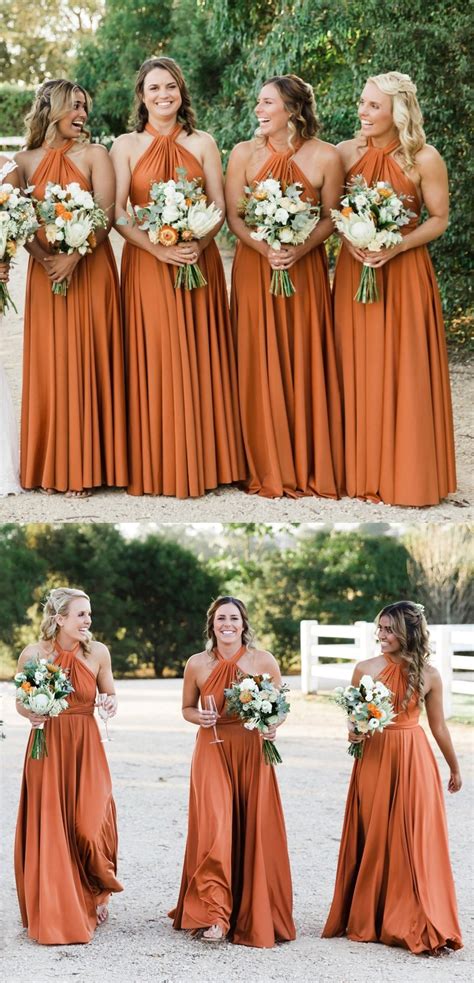 Copper Bridesmaid Dress Dresses Images 2022