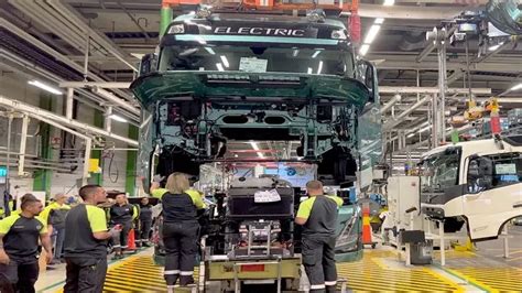 Volvo Lastvagnar Tillverkning Eldrivna Lastbilar Svensk Verkstad