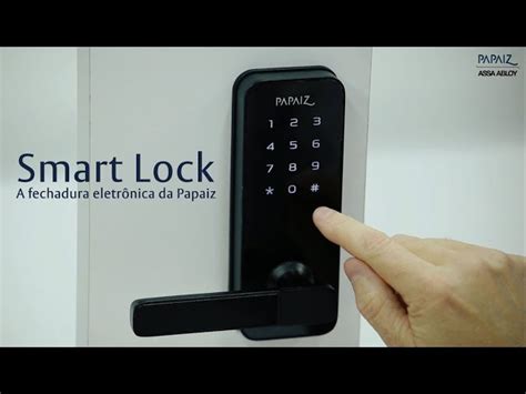 Fechadura Digital Papiz Smart Lock Sl Preta Esquerda Lock