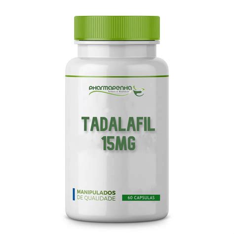 Tadalafil 15mg 60 Cápsulas Pharmapenha Farmácia De Manipulação