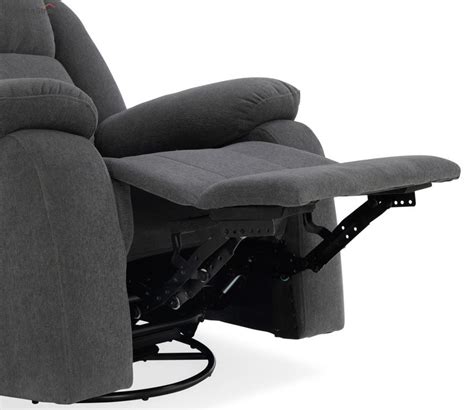 Buy Avalon Fabric Seater Revolving Manual Recliner Chair Grey At