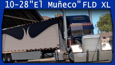 American Truck Simulator Fld Classic Xl Doble Remolque Con El Mu Econ