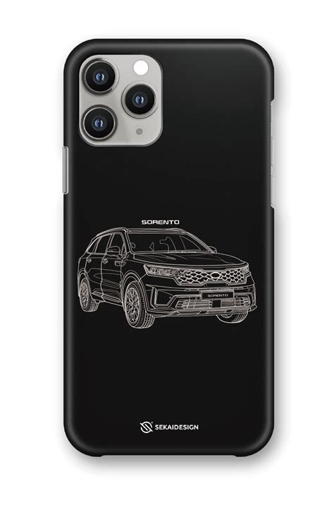 Kia Sorento Line Art Phone Case By 세카이디자인 Sekaidesign