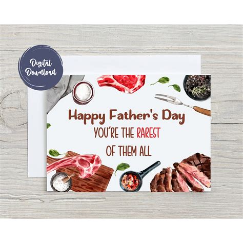 Rarest Of Them All Father S Day Card Etsy Uk Artofit