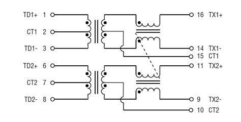 Sm Pel Lan Base Tx Voip Poe Transformer Bourns Mouser