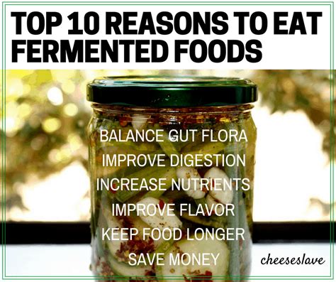 Top Reasons To Eat Fermented Foods