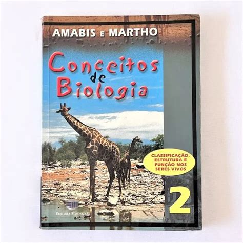 Aceito Cart O Livro De Biologia Conceitos De Biologia De Amabis E