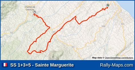 SS 1 3 5 Sainte Marguerite Stage Map Ronde De L Est 2013 Coupe