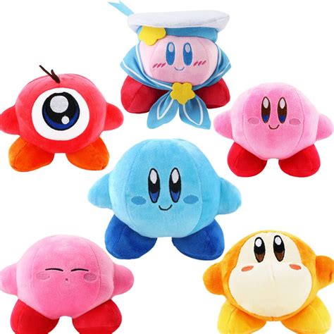 Cartoon Anime Character Brave Kirby Figure Lmage Blue Kirby Plush Doll