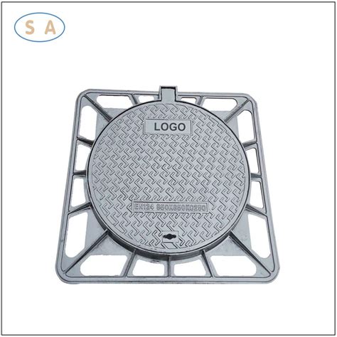 Sand Casting Ductile Iron Round Rain Sewage Wrought Iron Manhole Cover