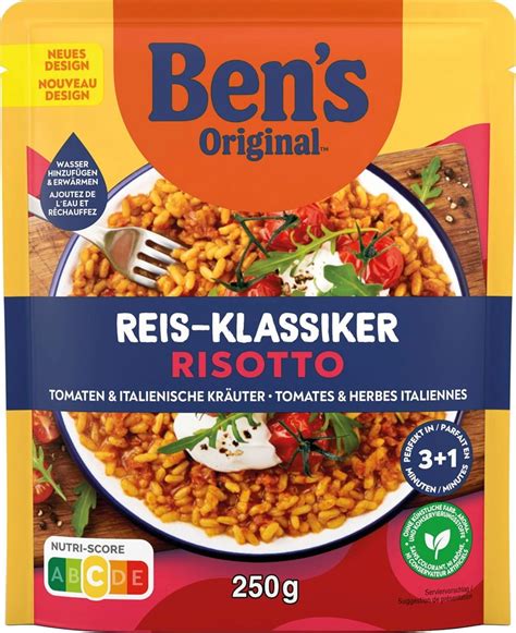 Ben s Original Express Risotto Tomaten italienische Kräuter 250 g