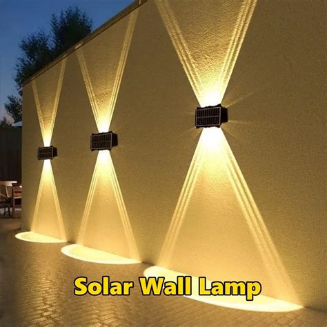 L Mpara LED Solar De Pared Impermeable Para Exteriores Iluminaci N