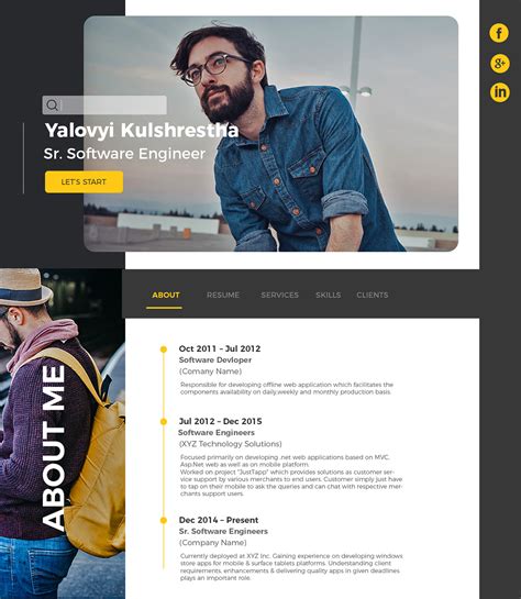 Portfolio Website Design on Behance