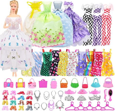 Puppenkleidung Barbie Kleid St Ck Barbie Kleidung M Dchen Mit