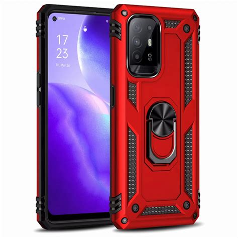 Etui Exoguard Armor Ring Oppo Reno Z Pancerne Case Obudowa Futera