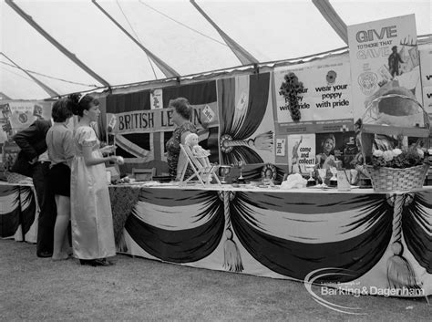 Dagenham Town Show 1970 Showing Visitors Looking At British Legions