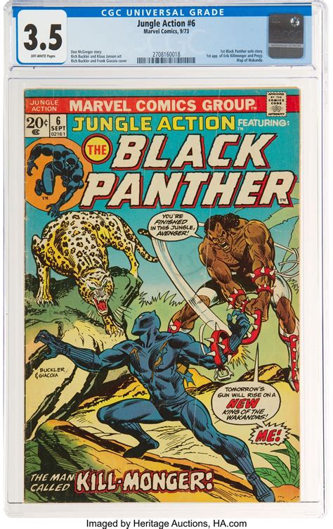 First Killmonger & First Black Panther Solo Story in Jungle Action #6