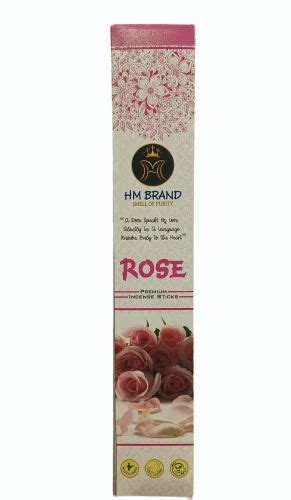 Rose Flavoured HM Brand Premium Incense Stick 9 Garbatti Sticks At