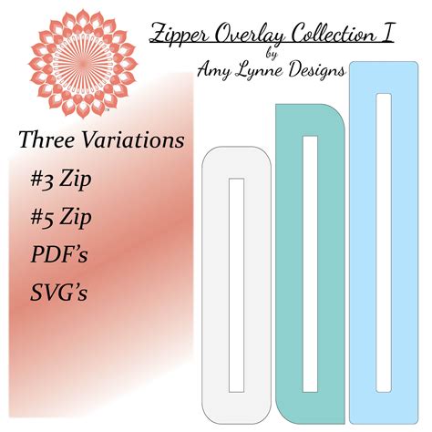 Zipper Overlay Template