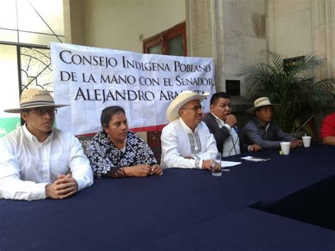 Consejo Ind Gena Poblano Se Suma A Alejandro Armenta