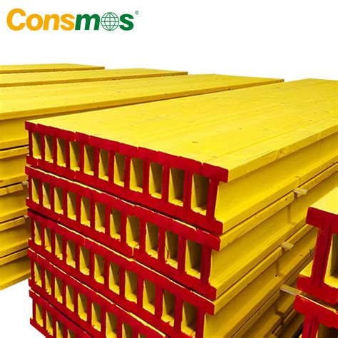 Consmos Waterproof Wood Plastic Formwork H Timber Beam For Formwork