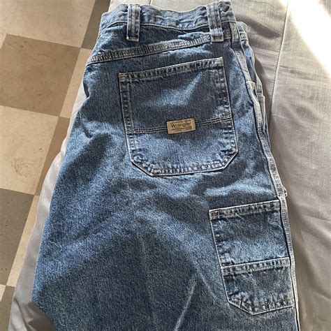 Wrangler Jorts Great Condition Waist Is 38 Open To Depop