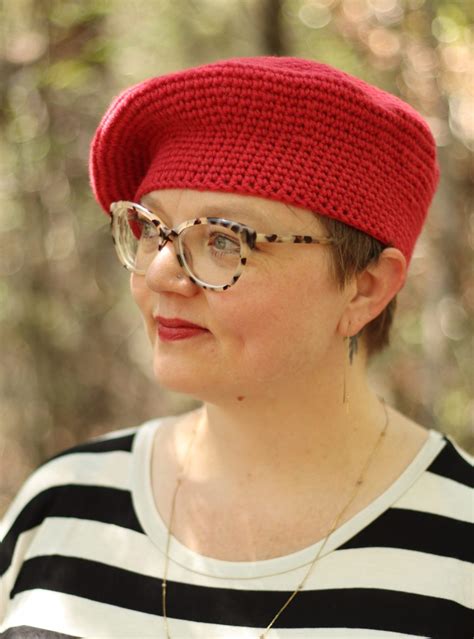 Ferrina crochet beret pattern • Revel Crochet