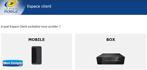 Espace Client La Poste Mobile Mon Compte Et Régler Ma Facture