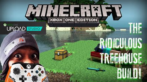 Minecraft Xbox One The Ridiculous Treehouse Build Quick Tour Youtube