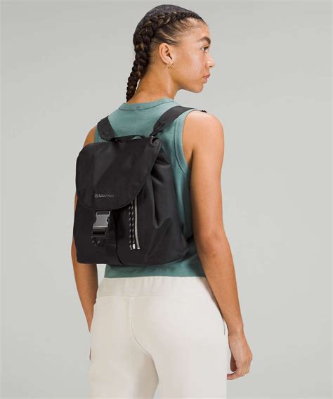 Lululemon Drawstring Bucket Backpack 10l Black Lulu Fanatics