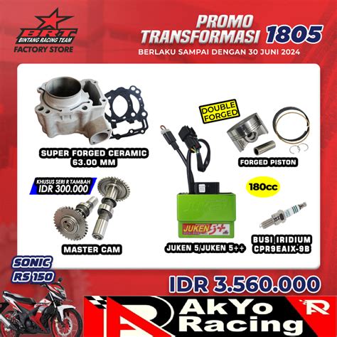 Jual Promo Bore Up Brt Sonic Fi Cbr R Led Cb R Supra Gtr