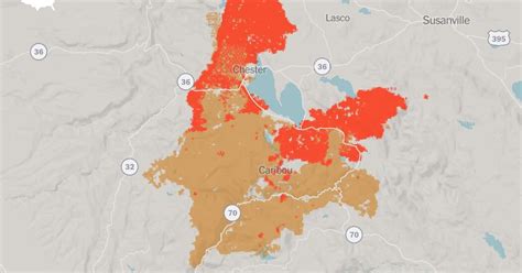 Dixie Fire Map Dixie Fire Grows To 322502 Acres Prompts Lassen