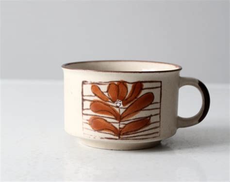 Vintage Japanese Otagiri Style Stoneware Mug Etsy