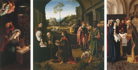 Triptych Of The Adoration Of The Magi Left Shutter The Nativity