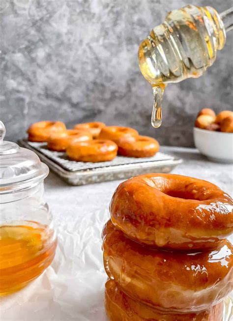 Honey Glazed Doughnuts Aqueena The Kitchen Baking