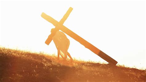 Representation Of Christ Carrying Cross Road Stock Footage Sbv 307023046 Storyblocks