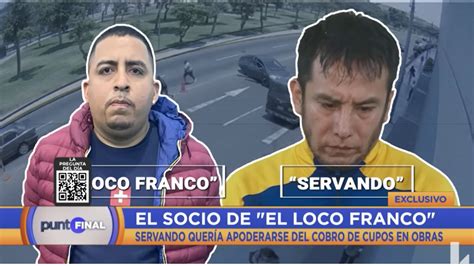 ‘servando El Otro Sicario Que Se Habría Unido Al ‘loco Franco Para